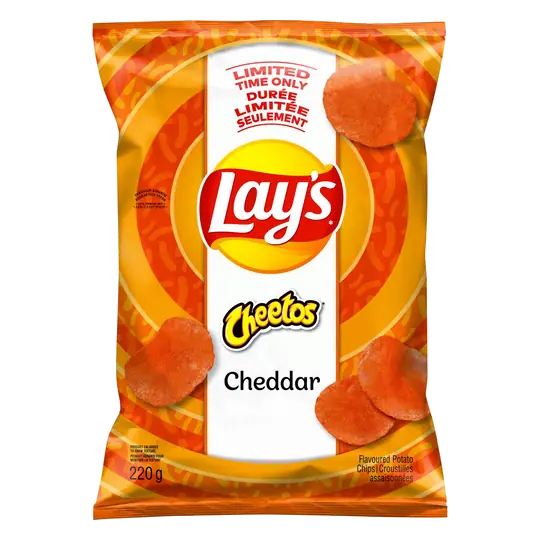 Potato Chips Cheddar Flavoured 220 g