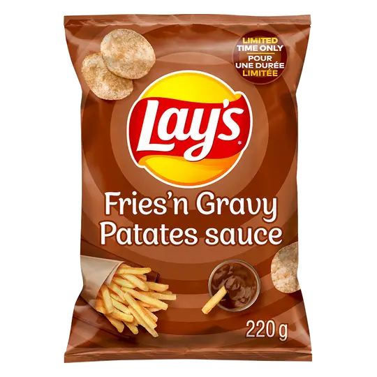 Potato Chips Fries And Gravy 220 g