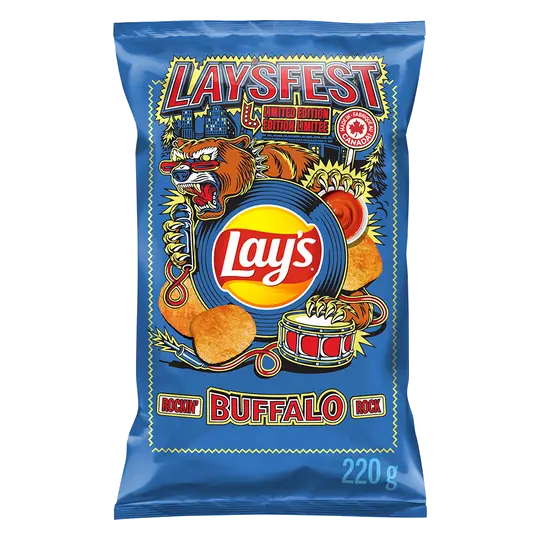 Potato Chips Rockin' Buffalo 220 g