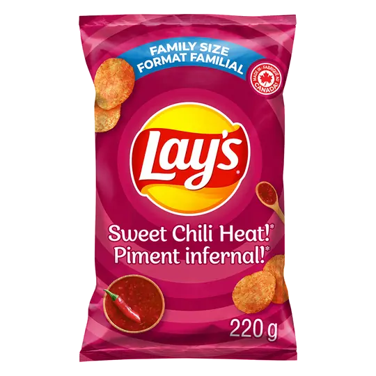 Potato Chips Sweet Chili Heat! Flavoured 220 g