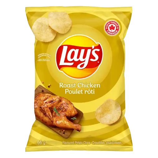 Roast Chicken Flavoured Potato Chips (small bag) 66 g