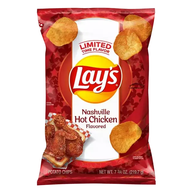 Nashville Hot Chicken Flavored Potato Chips