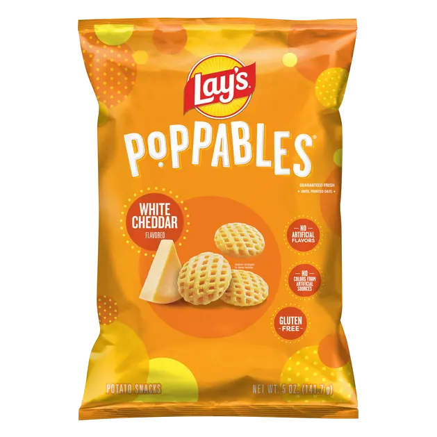 Poppables White Cheddar Potato Snacks
