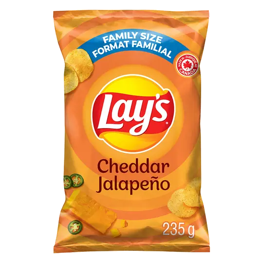 Potato Chips Cheddar Jalapeño 235 g