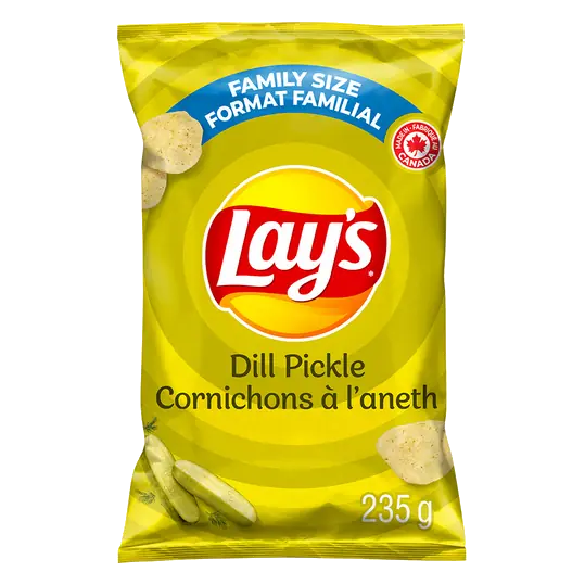 Potato Chips Dill Pickle 235 g