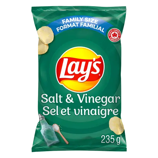 Potato Chips Salt & Vinegar 235 g