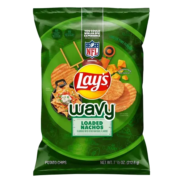 Wavy Loaded Nachos Potato Chips