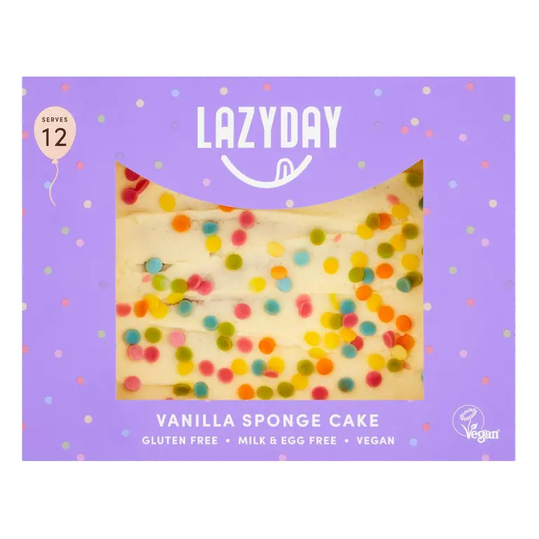 Vegan & Free From Vanilla Cake 375g