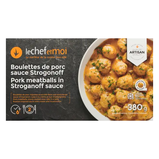 Pork Meatballs With Stroganoff Sauce 380 g