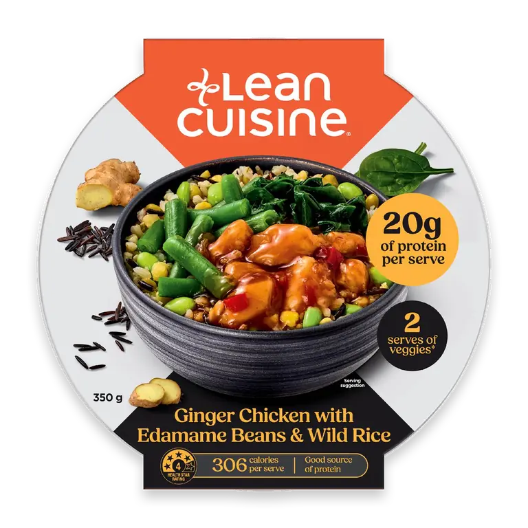 Ginger Chicken Bowl with Edamame Beans & Wild Rice