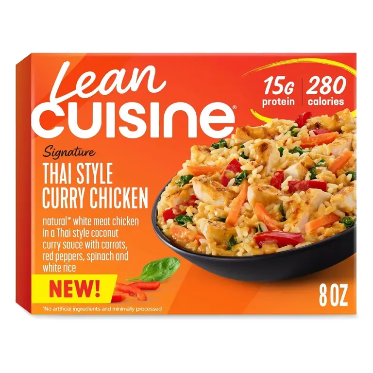 Lean Cuisine Thai Style Curry Chicken Dinner Single Frozen Meals, 8oz: 15g Protein
