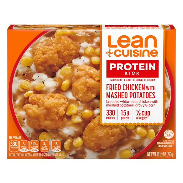 Protein Kick Oven Fried Chicken w/Mashed Potatoes Frozen Meal