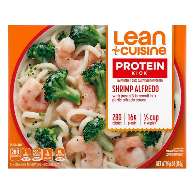 Protein Kick Shrimp Alfredo