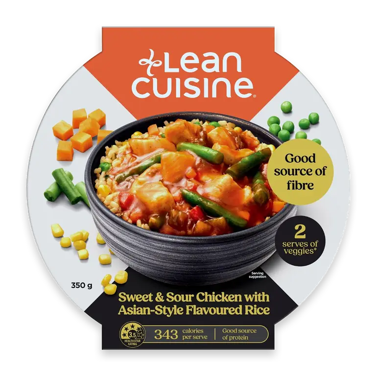 Sweet & Sour Chicken Bowl With Asian Style Flavoured Rice