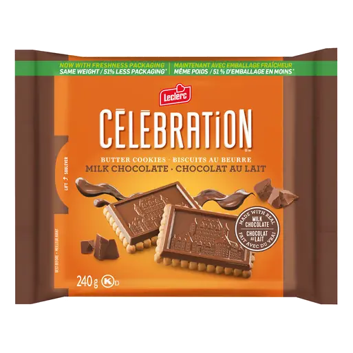 Celebration Butter Cookies Milk Chocolate 240 g