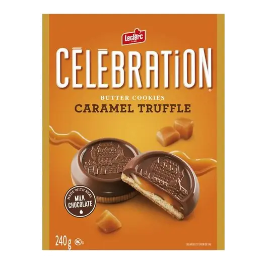 Celebration Butter Cookies Milk Chocolate Caramel Truffle 240 g