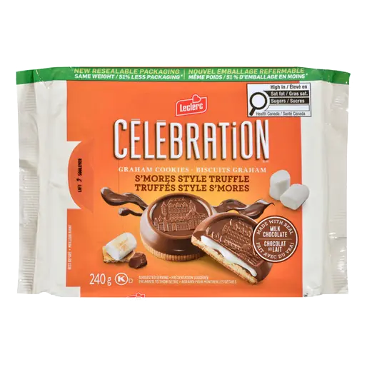 Celebration Milk Chocolate Coated Cookies S'Mores Style Truffle 240 g