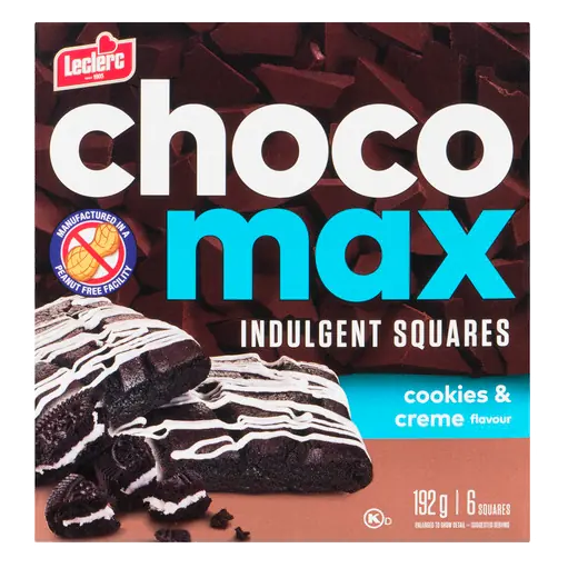 Chocomax Indulgent Squares Cookies & Cream 6 x 192 g