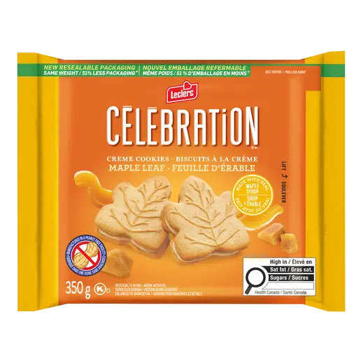 Celebration Cream Cookies Maple Leaf 350 g