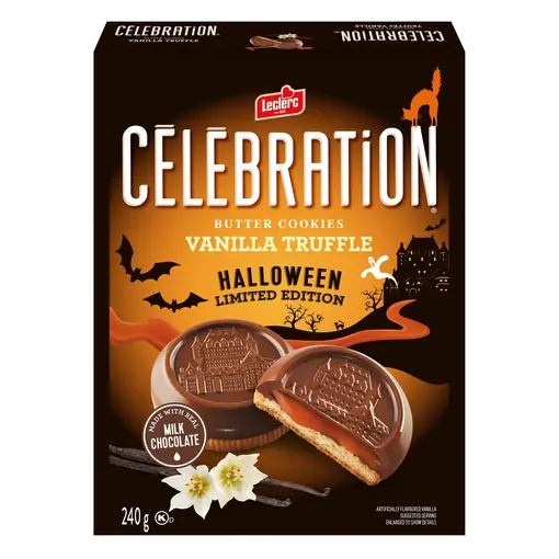 Celebration Halloween Butter Cookies Vanilla Truffle 240 g