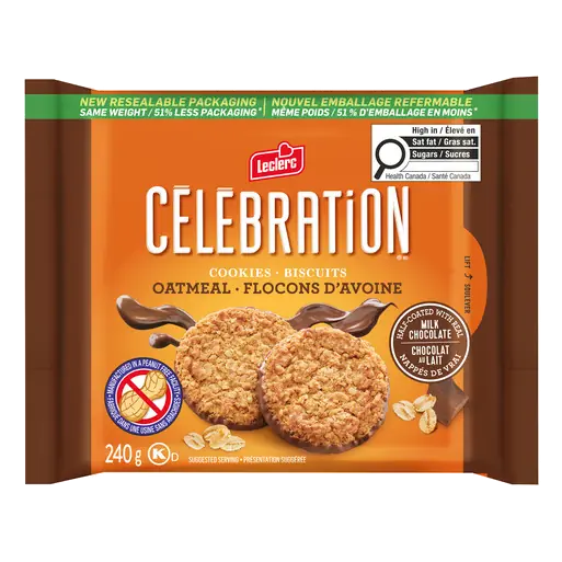 Celebration Oatmeal Cookie Milk Chocolate 240 g