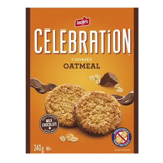 Celebration Peanut-Free Cookie Milk Chocolate Oatmeal 240 g