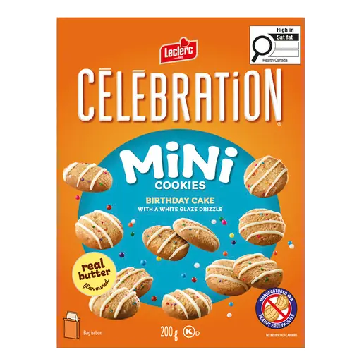 Celebration Peanut-Free Mini Cookies Birthday Cake 200 g