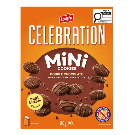 Celebration Peanut-Free Mini Cookies Double Chocolate 200 g