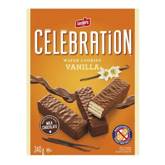 Celebration Peanut-Free Wafer Cookies Vanilla 240 g