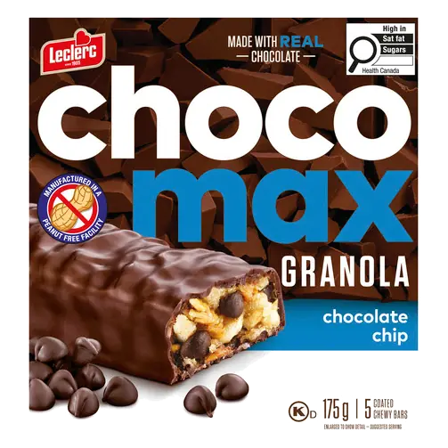 Chocomax Nut Free Granola Bar Chocolate Chip 175 g