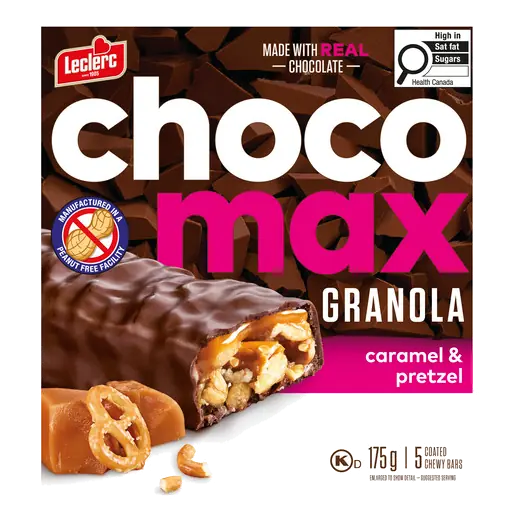 Chocomax Nut free Granola Bars Caramel Pretzel 5 x 175 g