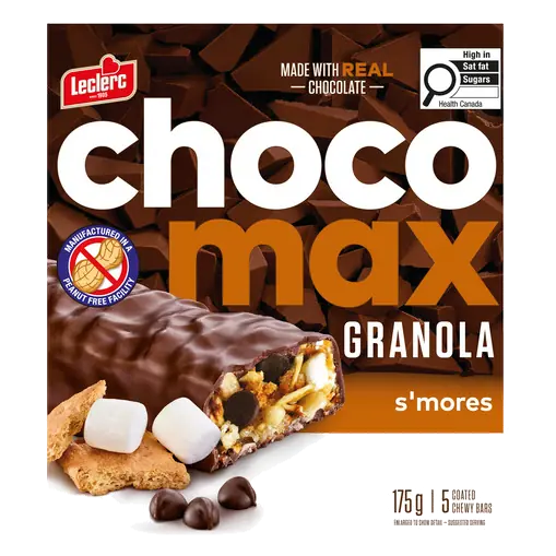 Chocomax Nut Free Granola Bars S'mores 175 g