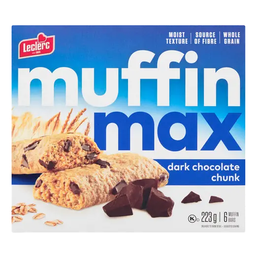 Muffin Max Bars Dark Chocolate Chunk 223 g