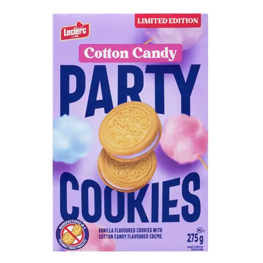 Peanut-Free Party Cookies Cotton Candy 275 g