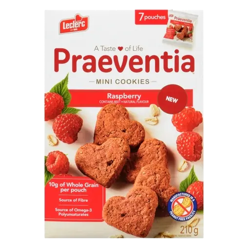Praeventia Heart Cookies Raspberry Beets 210 g