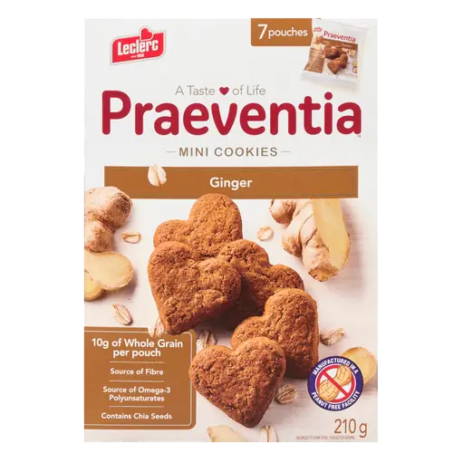 Praeventia Wellmune Cookies Ginger 210 g