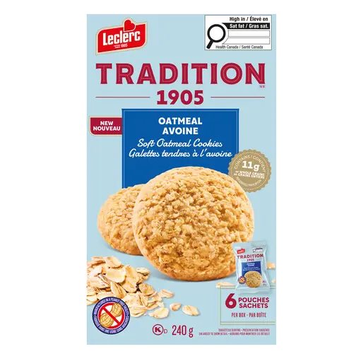 Tradition Soft Cookies Oatmeal 240 g