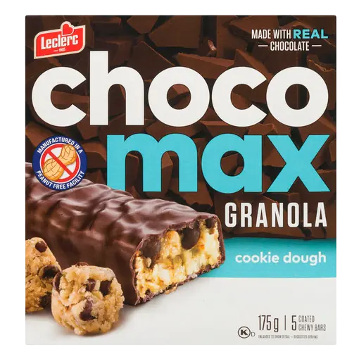 Nut Free Chocomax Granola Bar Cookie Dough 175 g