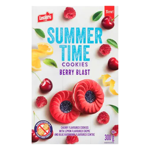 Peanut-Free Summer Time Cookies Berry Blast 300 g