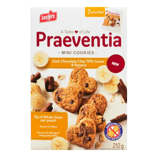 Cookies Dark Chocolate Chip 70% Cocoa & Banana 210 g