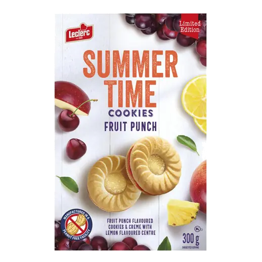 Summer Time Peanut-Free Cookies Fruit Punch 300 g