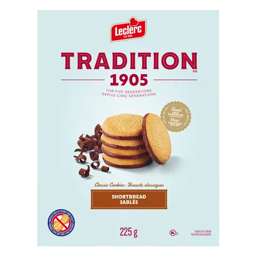 Tradition Shortbread Coated Milk Chocolate Cookies 225 g