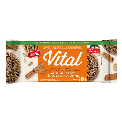 Vital Oat Bran Cookies Autumn Spice 280 g