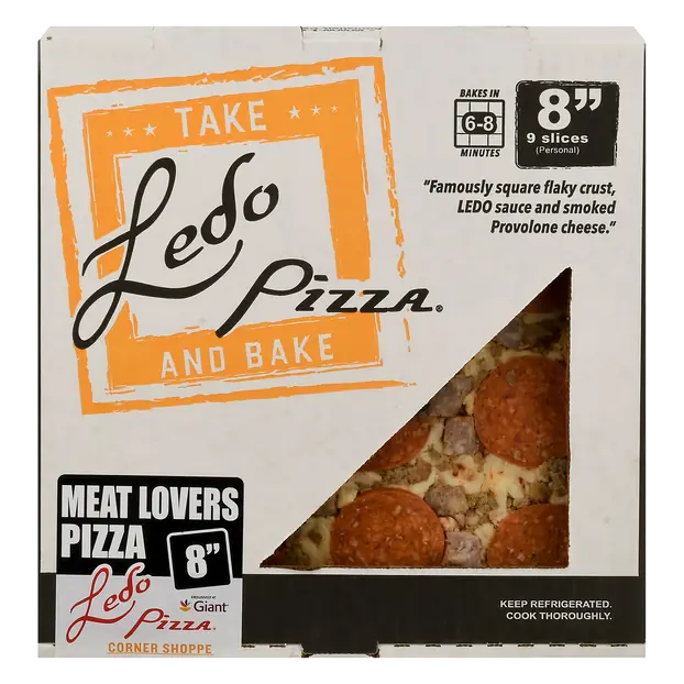 Take & Bake Meatlovers 8 Inch Refrigerated