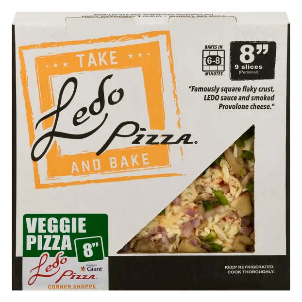 Take & Bake Veggie 8 Inch Refrigerated
