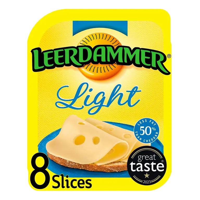 Light Dutch Cheese Slices x8 160g
