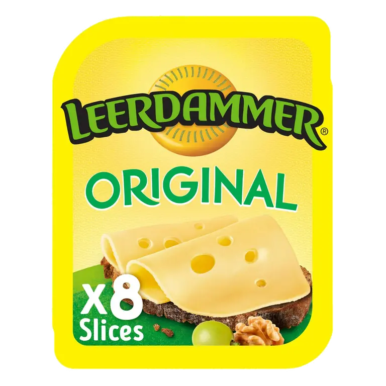Original Mild Nutty Cheese Slices x8 160g