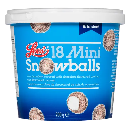 Lee's Luxury Mini Snowballs 200 g