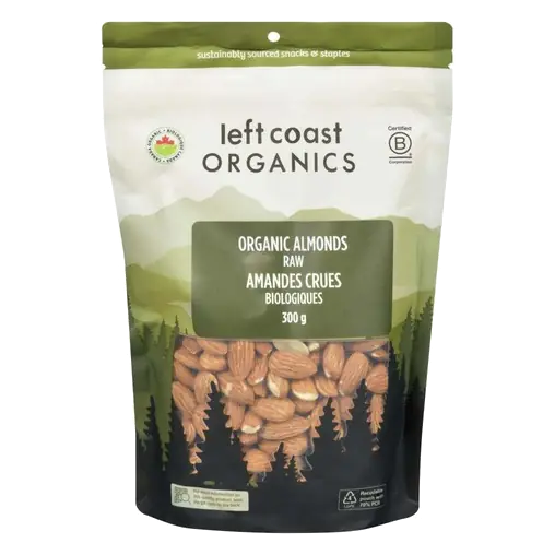 Organic Almonds Raw 300 g