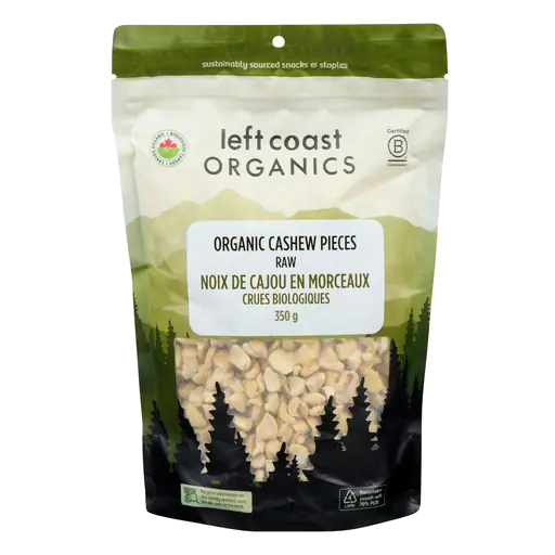 Organic Cashews Raw Pieces 350 g